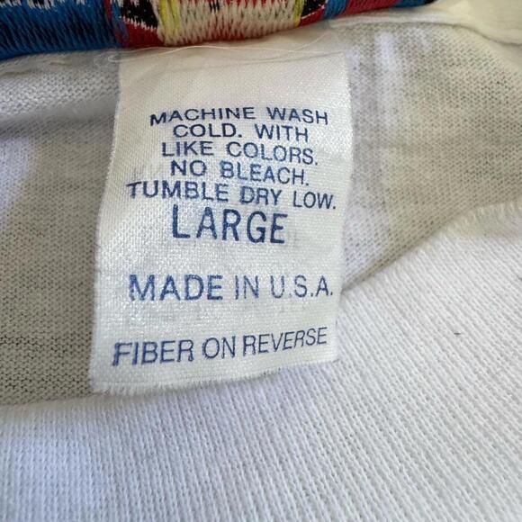 Vintage 1993 Betty Boop Bowling Licensed White Tshirt T Shirt Tee - Picture 8 of 8